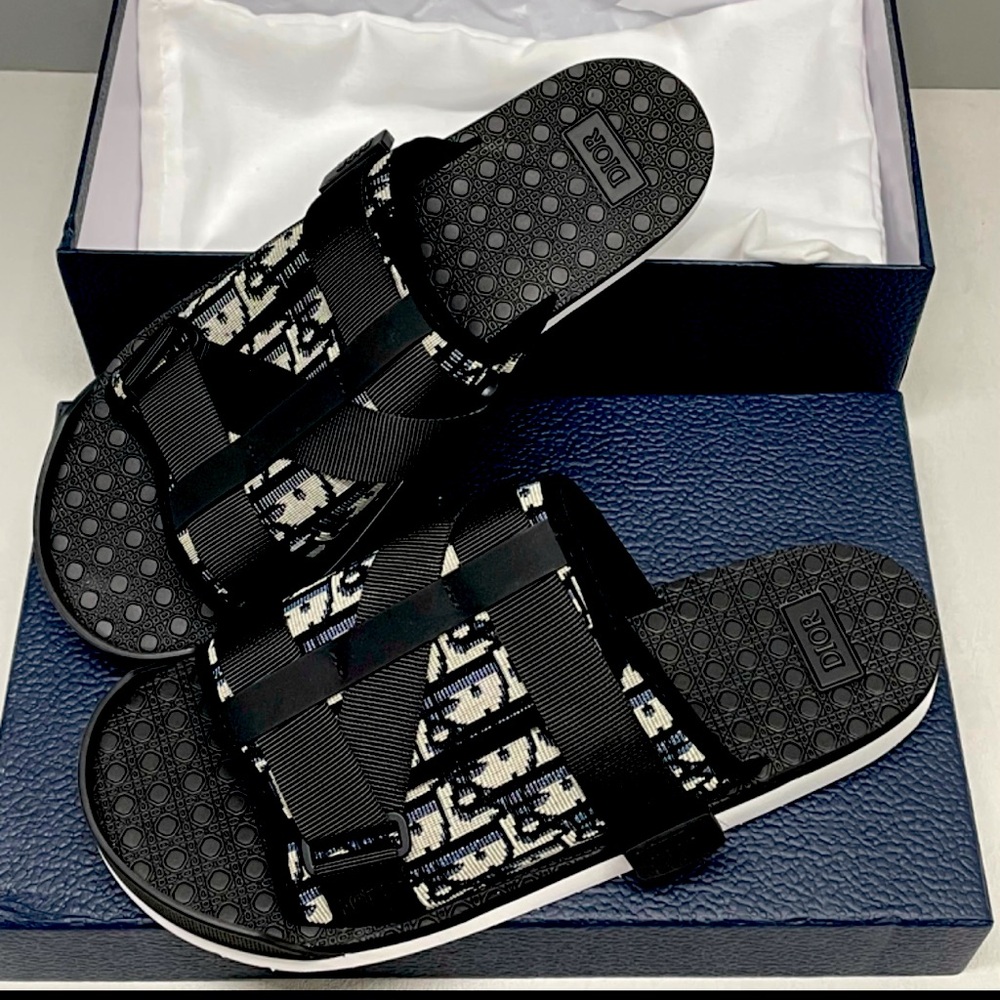 Dior slides in all sizes for men